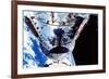 The Hubble Space Telescope Orbiting the Earth, C1990S-null-Framed Photographic Print