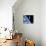 The Hubble Space Telescope with a Blue Earth in the Background-Stocktrek Images-Stretched Canvas displayed on a wall