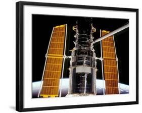 The Hubble Space Telescope-Stocktrek Images-Framed Photographic Print