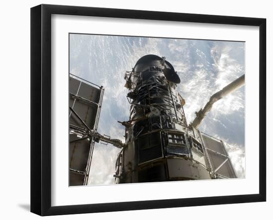 The Hubble Space Telescope-Stocktrek Images-Framed Premium Photographic Print