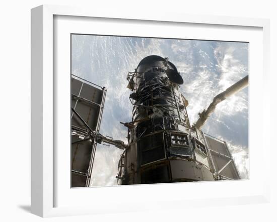 The Hubble Space Telescope-Stocktrek Images-Framed Photographic Print