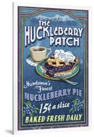 The Huckleberry Patch, Montana-Lantern Press-Framed Art Print