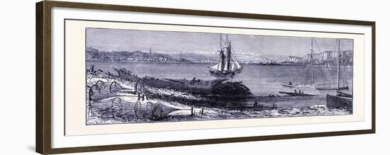 The Hudson at Yonkers United States of America-null-Framed Giclee Print