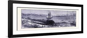 The Hudson at Yonkers United States of America-null-Framed Giclee Print