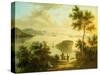 The Hudson River, American School, 19th Century-null-Stretched Canvas