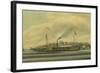 The Hudson River Steamboat, 'Clermont', C.1858-Richard Varick De Witt-Framed Giclee Print