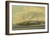 The Hudson River Steamboat, 'Clermont', C.1858-Richard Varick De Witt-Framed Giclee Print