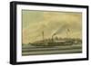 The Hudson River Steamboat, 'Clermont', C.1858-Richard Varick De Witt-Framed Giclee Print