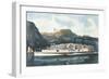 The Hudson River Steamboat "St. John"-Currier & Ives-Framed Giclee Print