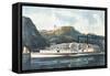 The Hudson River Steamboat "St. John"-Currier & Ives-Framed Stretched Canvas