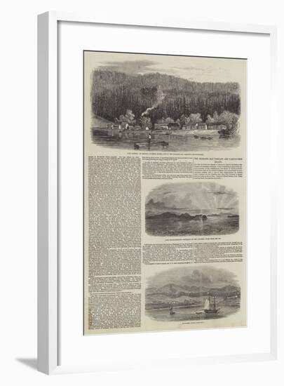 The Hudson's Bay Company and Vancouver Island-null-Framed Giclee Print