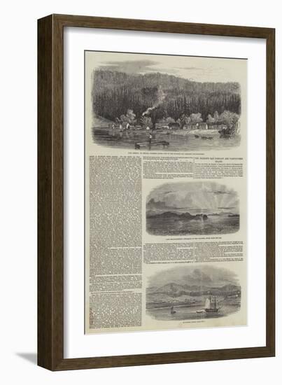 The Hudson's Bay Company and Vancouver Island-null-Framed Giclee Print