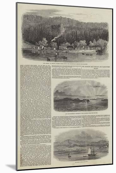 The Hudson's Bay Company and Vancouver Island-null-Mounted Giclee Print