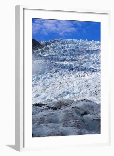 The Huge Icefield of the Fox Glacier, Westland Tai Poutini National Park, South Island-Michael Runkel-Framed Photographic Print