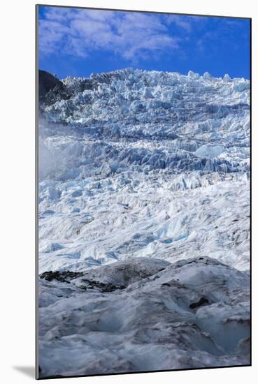 The Huge Icefield of the Fox Glacier, Westland Tai Poutini National Park, South Island-Michael Runkel-Mounted Photographic Print