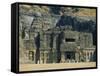 The Huge Kailasa (Kailash) Temple, Ellora, Maharashtra State, India-Robert Francis-Framed Stretched Canvas