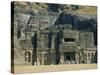 The Huge Kailasa (Kailash) Temple, Ellora, Maharashtra State, India-Robert Francis-Stretched Canvas