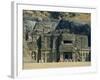 The Huge Kailasa (Kailash) Temple, Ellora, Maharashtra State, India-Robert Francis-Framed Photographic Print