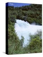 The Huka Falls, Known as Hukanui (Great Body of Spray) in Maori, 10M High, Waikato River-Jeremy Bright-Stretched Canvas