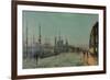 The Hull-Docks by Night-John Atkinson Grimshaw-Framed Giclee Print