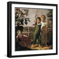 The Hulsenbeck Children, 1805-Philipp Otto Runge-Framed Premium Giclee Print