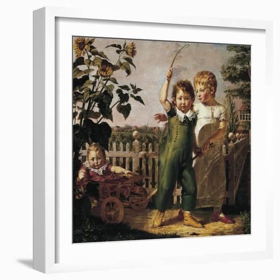 The Hulsenbeck Children, 1805-Philipp Otto Runge-Framed Giclee Print