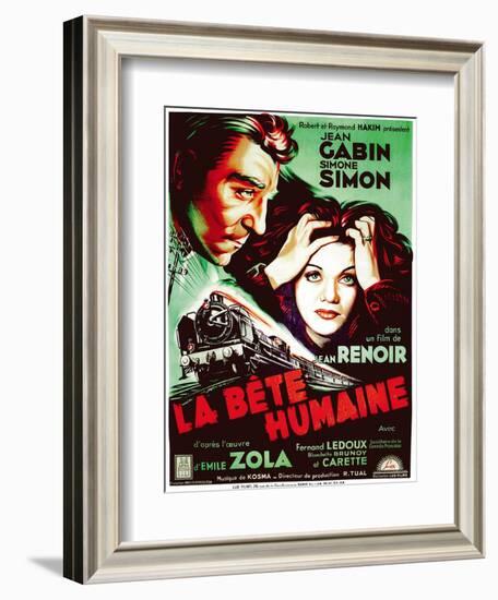 The Human Beast, 1938 (La Bete Humaine)-null-Framed Giclee Print