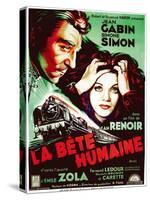 The Human Beast, 1938 (La Bete Humaine)-null-Stretched Canvas