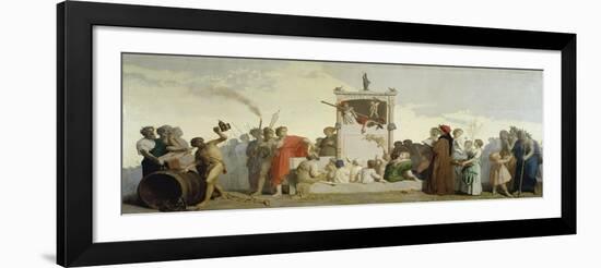 The Human Comedy, 1852-Jean-Louis Hamon-Framed Giclee Print