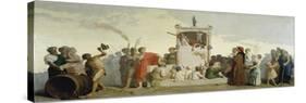 The Human Comedy, 1852-Jean-Louis Hamon-Stretched Canvas