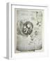 The Human Foetus in the Womb, Facsimile Copy-Leonardo da Vinci-Framed Giclee Print