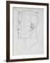 The Human Head, Illustration for 'Divina Proportione'-Leonardo da Vinci-Framed Giclee Print