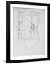 The Human Head, Illustration for 'Divina Proportione'-Leonardo da Vinci-Framed Giclee Print