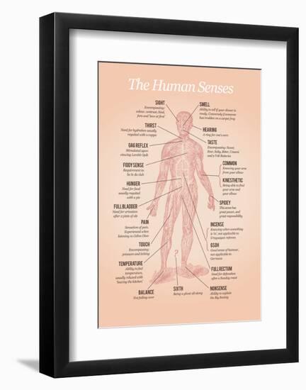 The Human Senses-Stephen Wildish-Framed Art Print