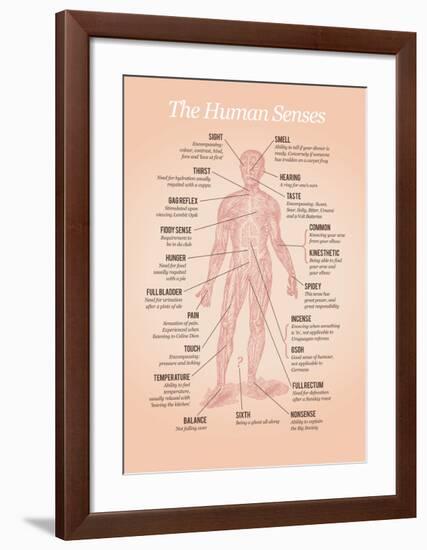 The Human Senses-Stephen Wildish-Framed Giclee Print