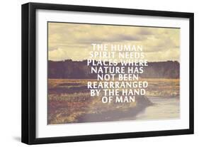 The Human Spirit-Vintage Skies-Framed Giclee Print