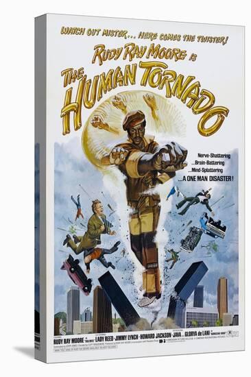 THE HUMAN TORNADO, US poster, Rudy Ray Moore, 1976-null-Stretched Canvas
