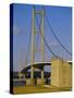 The Humber Bridge, from the South, England, Uk-Tony Waltham-Stretched Canvas