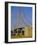 The Humber Bridge, from the South, England, Uk-Tony Waltham-Framed Photographic Print