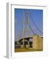 The Humber Bridge, from the South, England, Uk-Tony Waltham-Framed Photographic Print