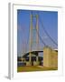 The Humber Bridge, from the South, England, Uk-Tony Waltham-Framed Photographic Print