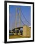 The Humber Bridge, from the South, England, Uk-Tony Waltham-Framed Photographic Print