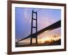 The Humber Bridge, Yorkshire, England-Jeremy Bright-Framed Photographic Print