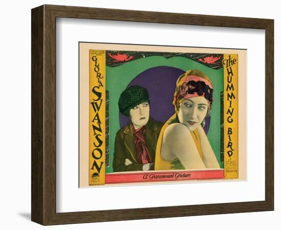 The Humming Bird, Gloria Swanson, 1924-null-Framed Art Print