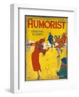 The Humorist Christmas Number 1938 - an Ice Proposal-W. Heath Robinson-Framed Art Print