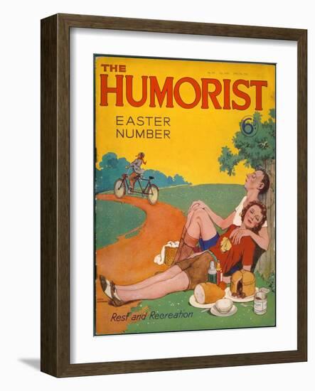 The Humorist Easter Number 1938-W. Heath Robinson-Framed Art Print