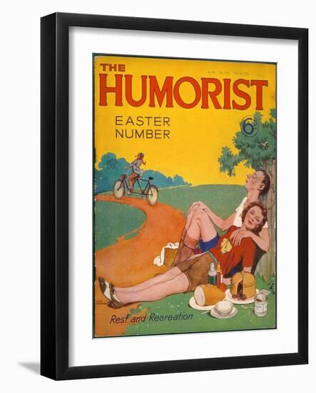 The Humorist Easter Number 1938-W. Heath Robinson-Framed Art Print