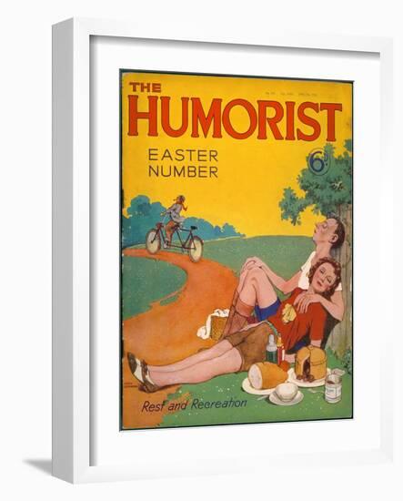 The Humorist Easter Number 1938-W. Heath Robinson-Framed Art Print