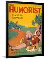 The Humorist Easter Number 1938-W. Heath Robinson-Framed Art Print