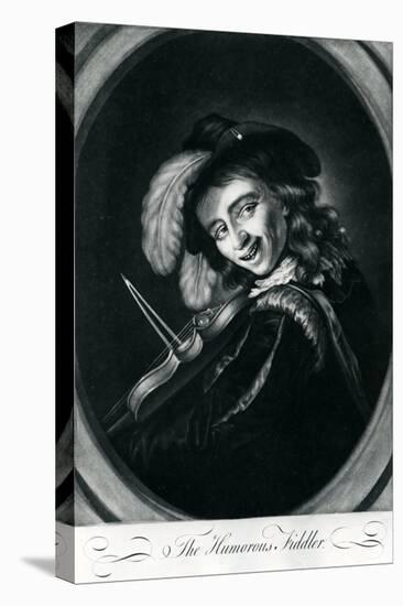 The Humorous Fiddler, 1767-null-Stretched Canvas